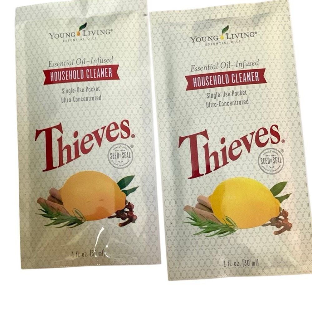 Thieves Young Living Essential Oil household cleaner x 2